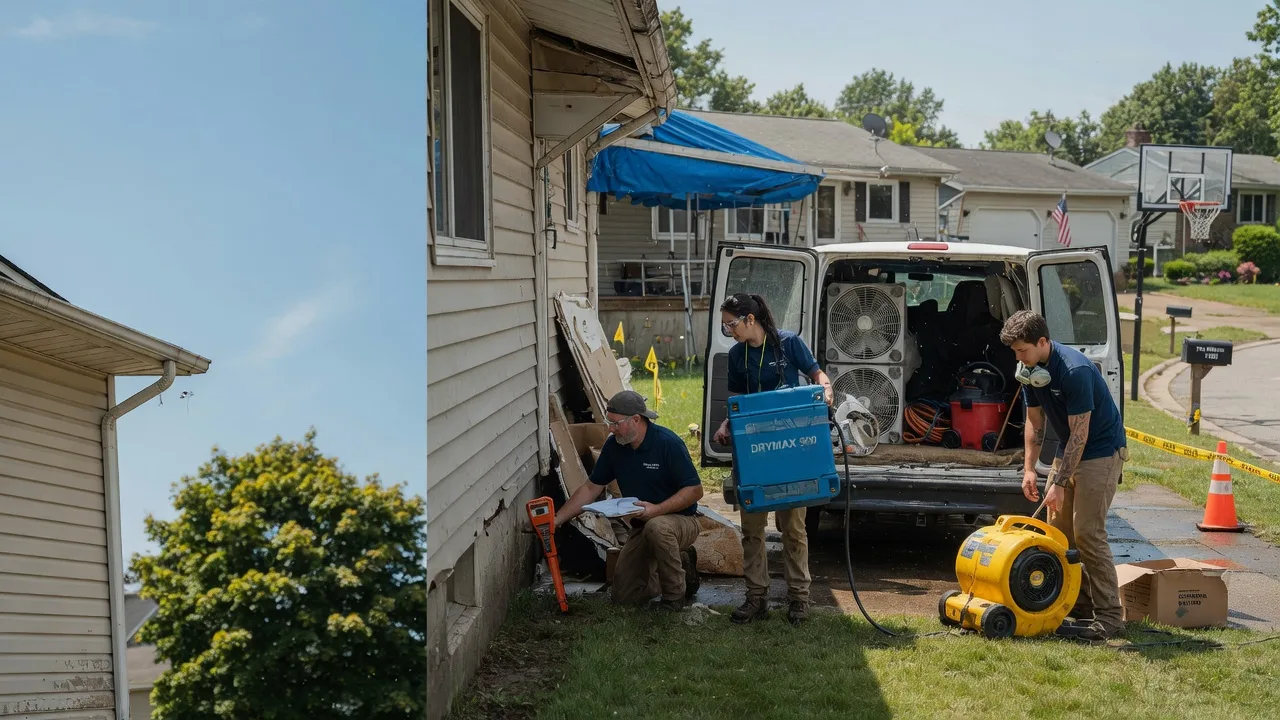 Ceiling Leak Cleanup in Poy Sippi, WI near me
